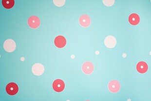 蓝底波点图案背景纹理