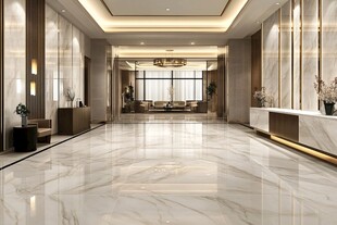 豪华大气的酒店大堂空间