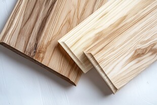 优质实木板材展示