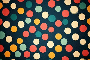 多彩圆点图案背景纹理