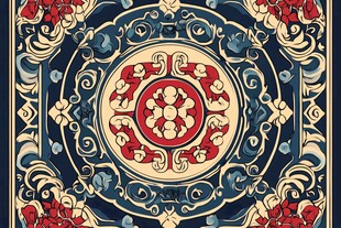 中式古典花纹图案设计