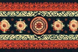 民族风几何图案装饰纹理