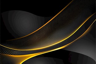 黑金线条动感科技背景图