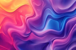 梦幻炫彩流体背景图案
