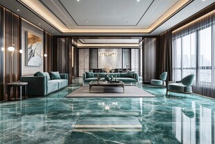 现代奢华风客厅室内设计