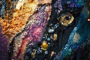 梦幻炫彩抽象纹理艺术图