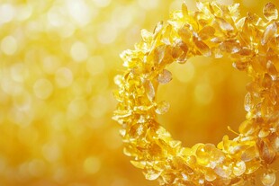 金色花环 璀璨梦幻的视觉盛宴