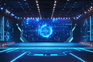 科技感十足的炫酷舞台空间