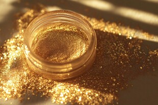 金色闪粉罐 闪耀迷人光泽