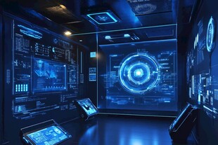 科技感十足的智能操控空间