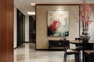 现代中式风家居过道一角