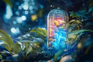 梦幻植物间的发光胶囊