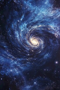 梦幻螺旋星系宇宙景观