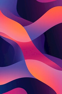 炫彩流动渐变抽象背景图