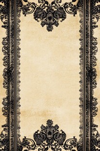 复古欧式花纹边框背景图