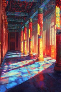 古殿光影 绚丽的中式建筑之美