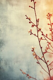 春日枝头 朦胧梦幻之景