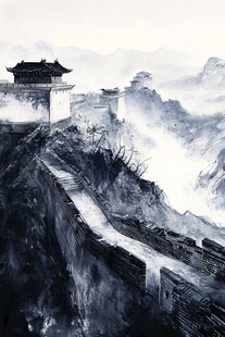 水墨长城 古韵山河绘卷