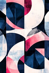 抽象几何图案艺术背景图