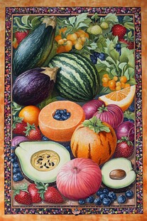 多彩果蔬插画盛宴