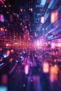 梦幻炫彩的科技光效空间