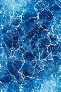 蓝色裂纹冰面纹理背景