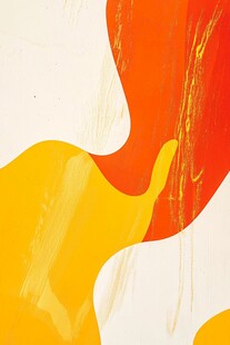 抽象色彩笔触艺术画作