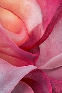 梦幻粉色纱绸纹理特写