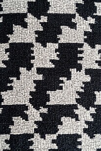 黑白千鸟格织物纹理