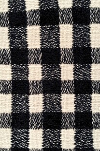 黑白格纹织物纹理