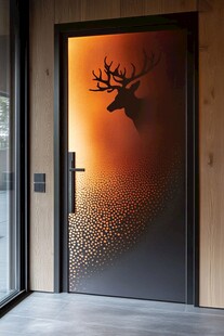 鹿影艺术门 现代家居新格调
