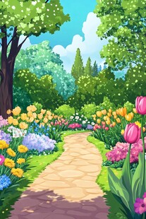 梦幻花园小径