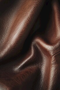 棕色皮革纹理特写