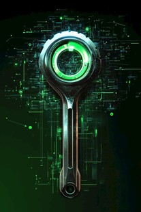 未来感科技风智能控制装置