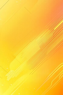 橙黄色科技风渐变背景图