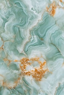 浅绿橙纹大理石纹理图案