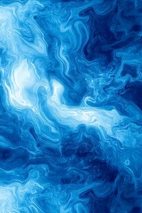 蓝色梦幻流体艺术纹理