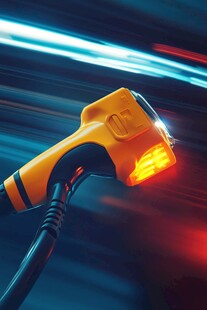 快速充电枪的动感瞬间