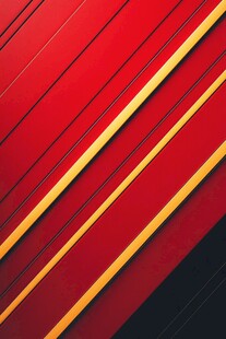 红色条纹几何抽象背景图
