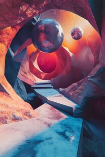 梦幻星际洞穴景观