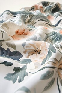 花卉图案柔软布料