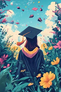 毕业季 漫步繁花憧憬未来