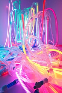 五彩霓虹灯管绚丽组合