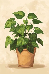 盆栽绿植 清新室内小景