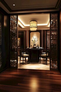 中式雅致餐厅空间之美