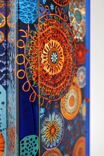 绚丽多彩的抽象花纹图案