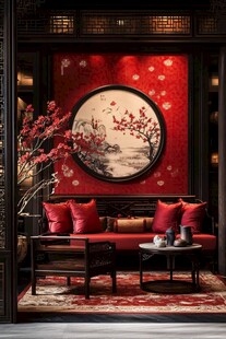 中式典雅客厅的古韵风情