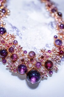 梦幻紫宝石奢华项链