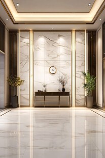 现代轻奢风入户玄关设计