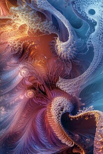 梦幻绚丽的抽象艺术纹理